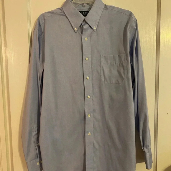 Ralph Lauren blue button up dress shirt - Picture 1 of 5